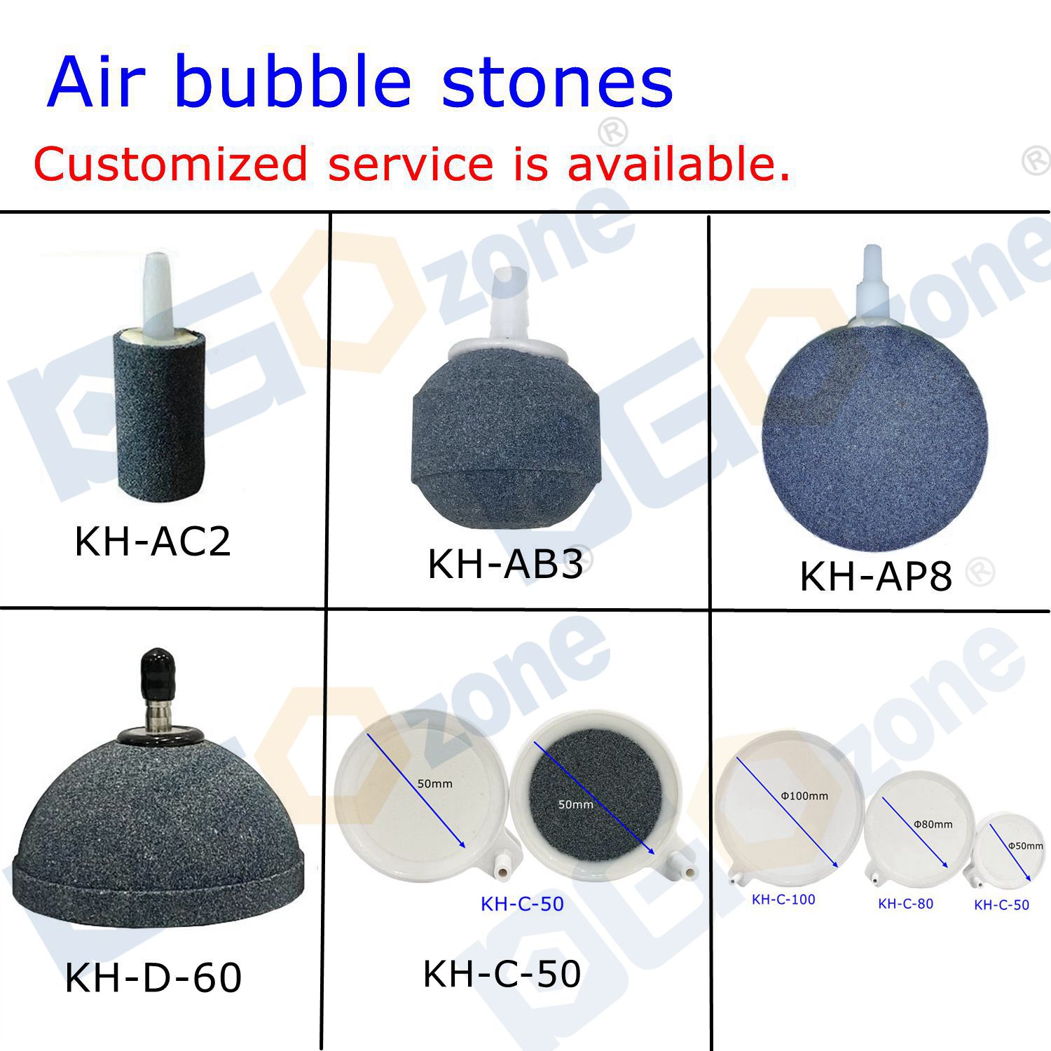 Air Stone Diffuser - Hava Kabarcığı Taş Difüzör Balık Tankı